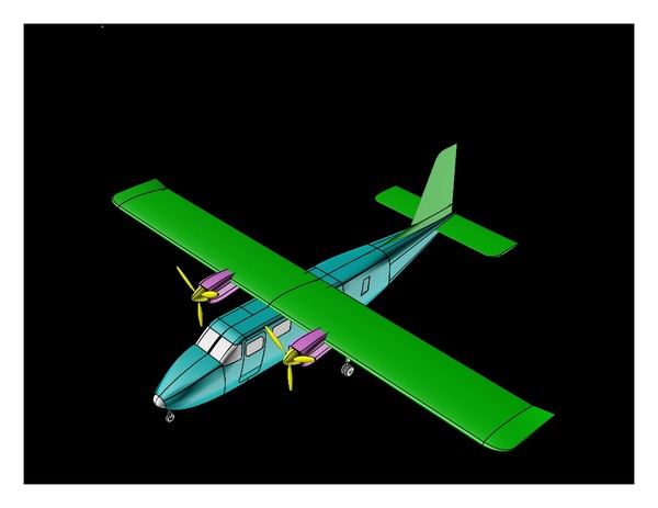 max bn islander - BN Islander Airc.-3dm.zip, .3ds, .fbx, .skp, .stp, .skp, or .lwo by RodgerSaintJohn