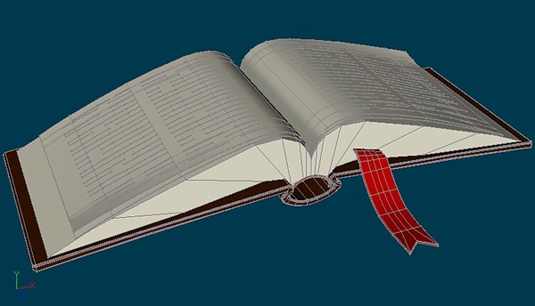 book page 3d 3ds - The Book by GraphicGuru