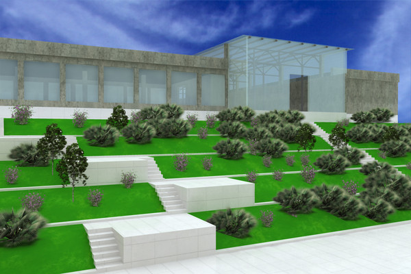 hotel museum 3d model - Hotel and Museum by studiorender
