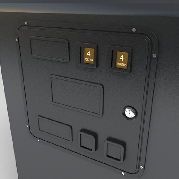 3d model arcade dart board - arcade darts by monkeyodoom
