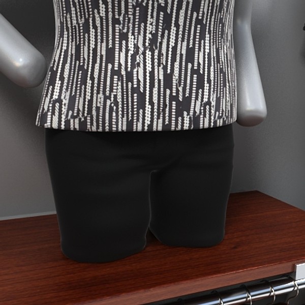 blouses wall 3d model - blouses wall by monkeyodoom