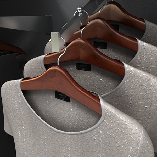 blouses wall 3d model - blouses wall by monkeyodoom