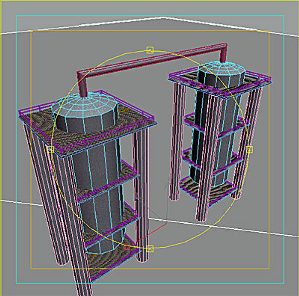 3d industrial element tanks - Industrial elements II by QLEE