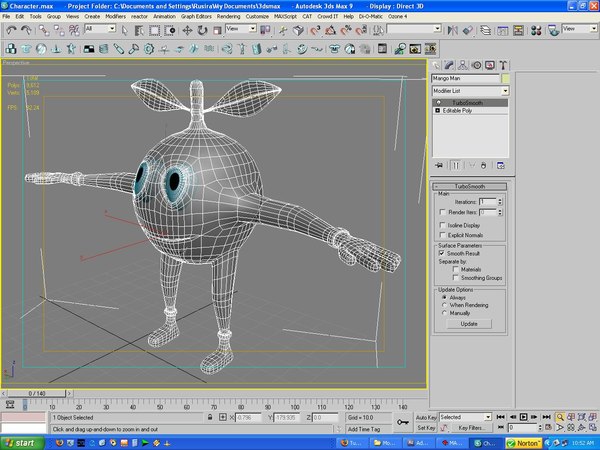 mango lemon cherry man 3d max - mango/lemon/cherry man by crymodule