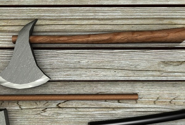 3d model blade set weapons medieval axe - Blade Weapons Set by MattTrout