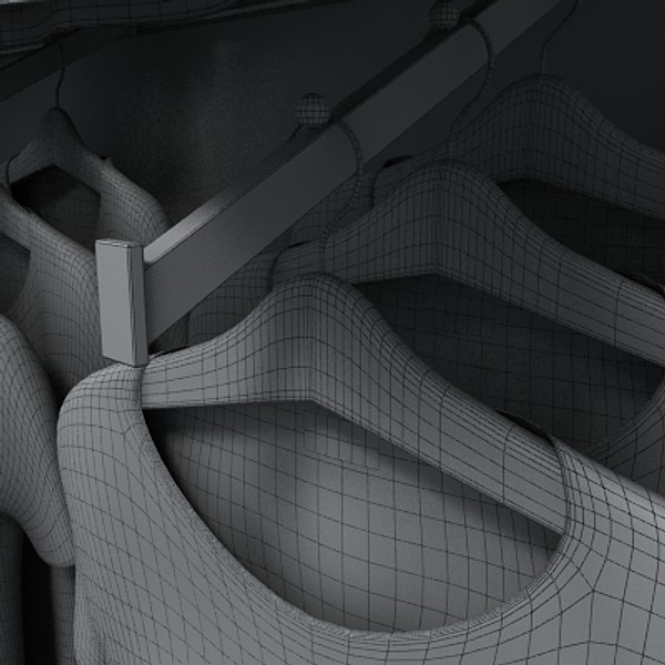 blouses wall 3d model - blouses wall by monkeyodoom