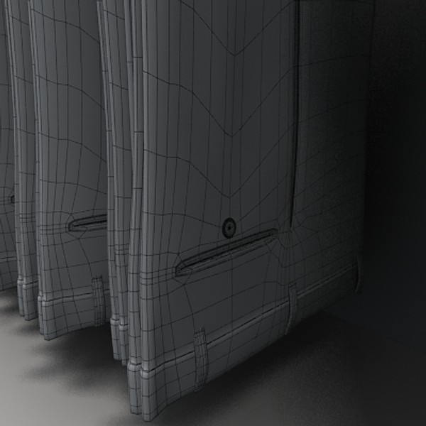 blouses wall 3d model - blouses wall by monkeyodoom