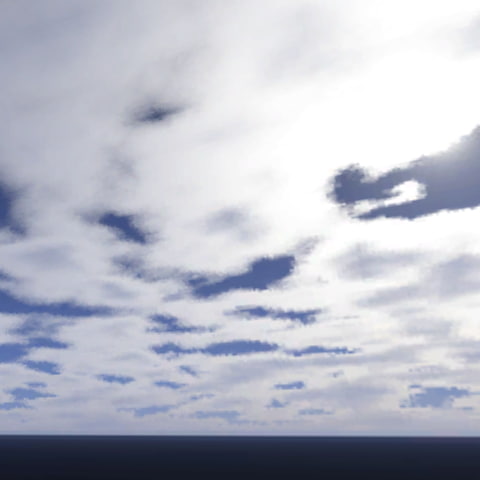 Cloudy Skybox in the Morning