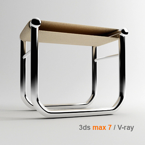 le corbusier 3d model - lc9 by lajhar