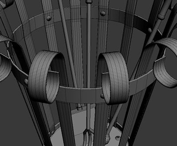 gothic stand 3d max - Fire stand by vitaloverdose
