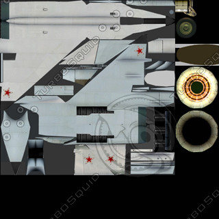 3d mig 1 42 fighter model - Mig142.zip by aristarch