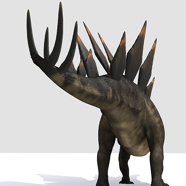 3d stegosaurus jurassic dinosaur model - Stegosaurus by 3depix