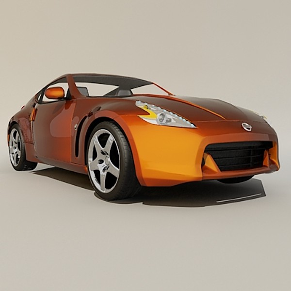 3d model 2010 nissan 370z z - Nissan 370z 2010 by 3d_addict