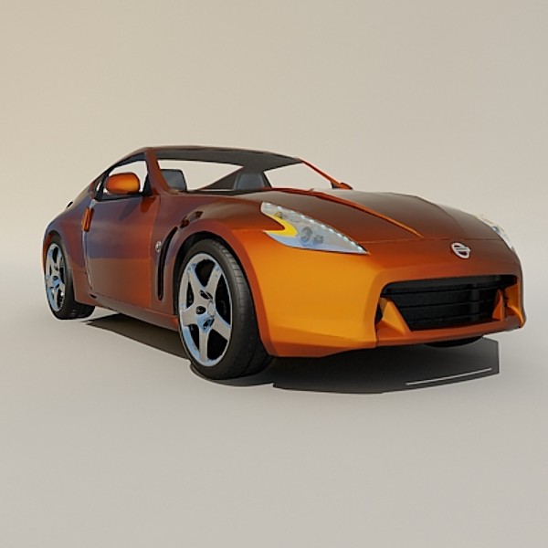 3d model 2010 nissan 370z z - Nissan 370z 2010 by 3d_addict
