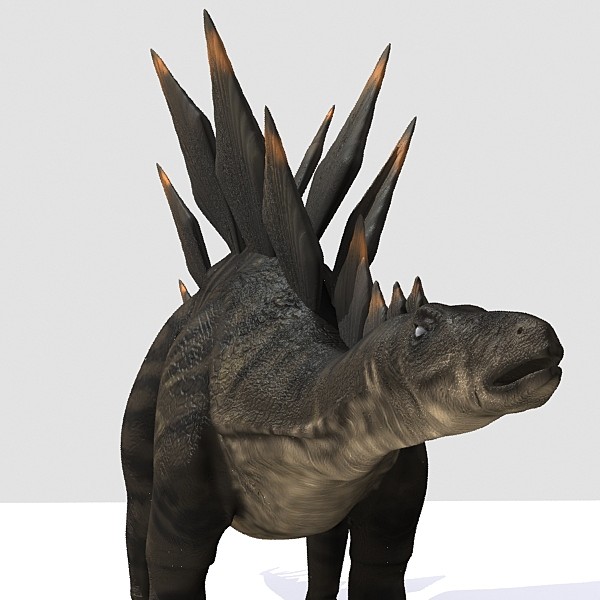 3d stegosaurus jurassic dinosaur model - Stegosaurus by 3depix