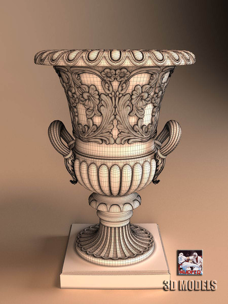 3d provasi classic vase model - provasi_classic_vaseM.zip by kupfer