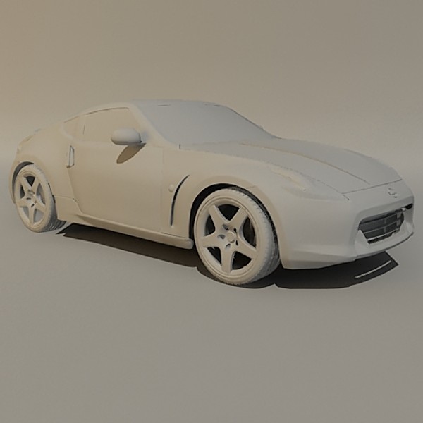 3d model 2010 nissan 370z z - Nissan 370z 2010 by 3d_addict