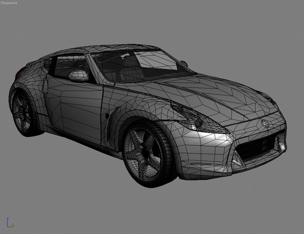 3d model 2010 nissan 370z z - Nissan 370z 2010 by 3d_addict