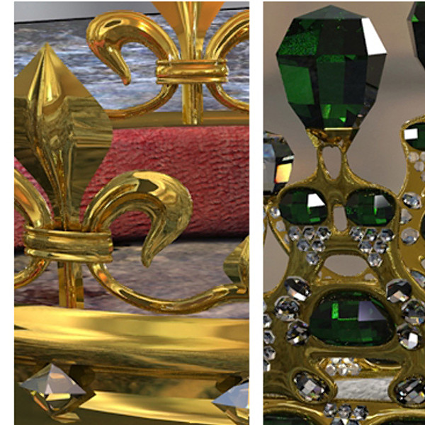 3d model 5 crowns - - Collection - 5 Crowns by digitallab3d