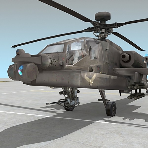 lightwave ah-64d apache ah64 ah-64 - AH-64D Apache by Omegavision