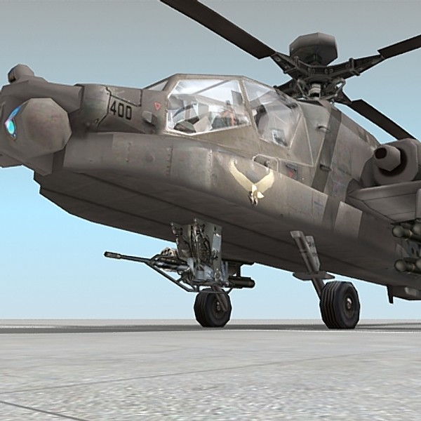 lightwave ah-64d apache ah64 ah-64 - AH-64D Apache by Omegavision
