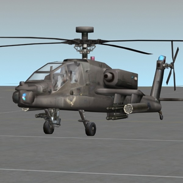 lightwave ah-64d apache ah64 ah-64 - AH-64D Apache by Omegavision