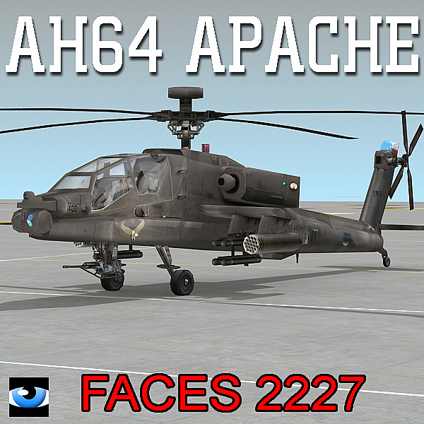 lightwave ah-64d apache ah64 ah-64 - AH-64D Apache by Omegavision
