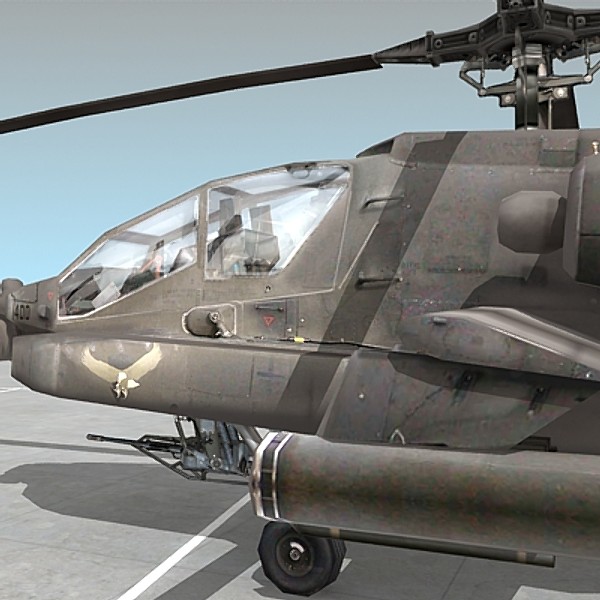 lightwave ah-64d apache ah64 ah-64 - AH-64D Apache by Omegavision