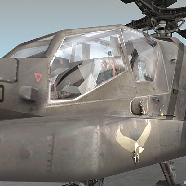 lightwave ah-64d apache ah64 ah-64 - AH-64D Apache by Omegavision
