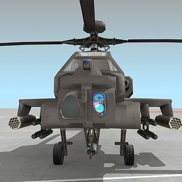 lightwave ah-64d apache ah64 ah-64 - AH-64D Apache by Omegavision