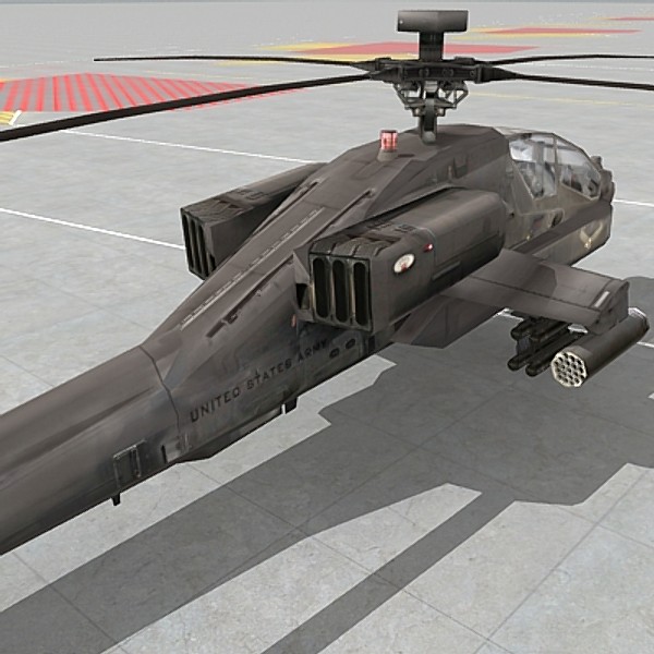 lightwave ah-64d apache ah64 ah-64 - AH-64D Apache by Omegavision