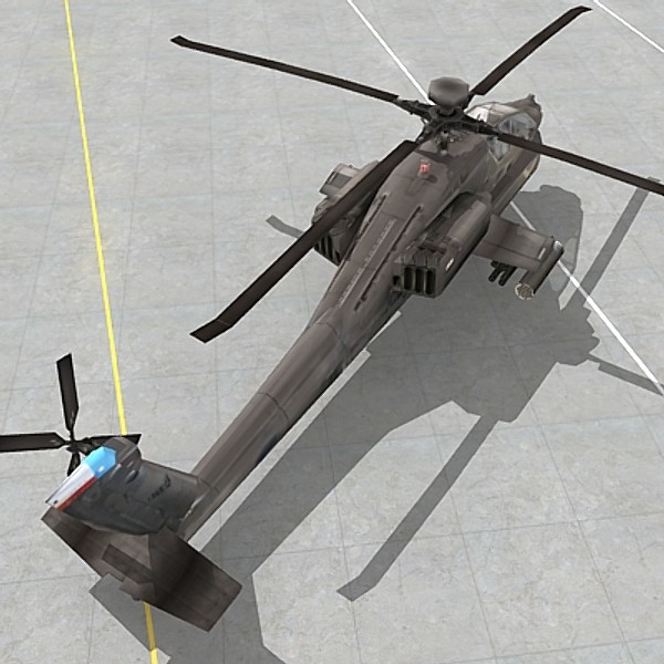 lightwave ah-64d apache ah64 ah-64 - AH-64D Apache by Omegavision