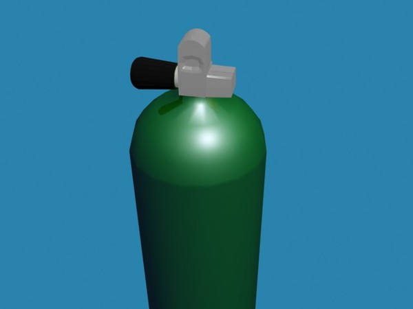 3d scuba tank model - tank.max by Animation Anchor Line
