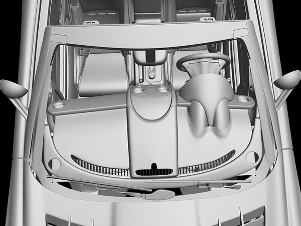 3d max mercedes slr mclaren roadster - Mercedes Benz SLR McLaren Roadster by Oricle