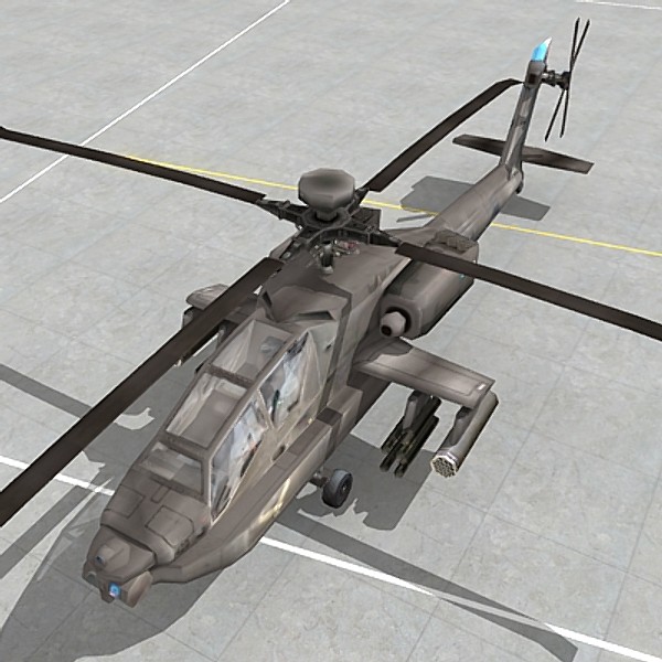 lightwave ah-64d apache ah64 ah-64 - AH-64D Apache by Omegavision