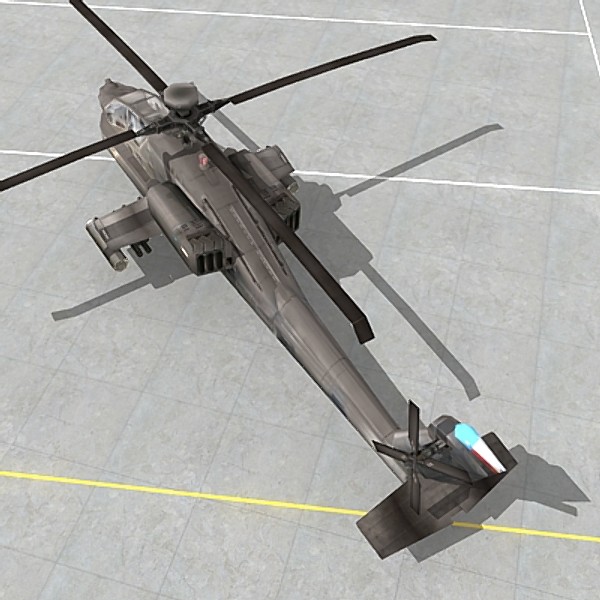 lightwave ah-64d apache ah64 ah-64 - AH-64D Apache by Omegavision