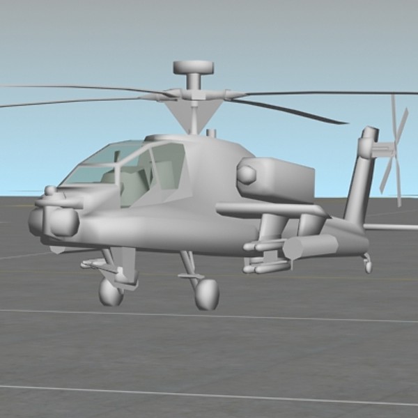 lightwave ah-64d apache ah64 ah-64 - AH-64D Apache by Omegavision