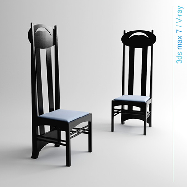 3d model charles rennie argyle - Argyle by lajhar