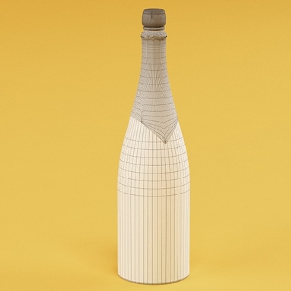 3d alcohol bottles details - HQ Details vol.01 Alcohol Bottles by hq_models_group