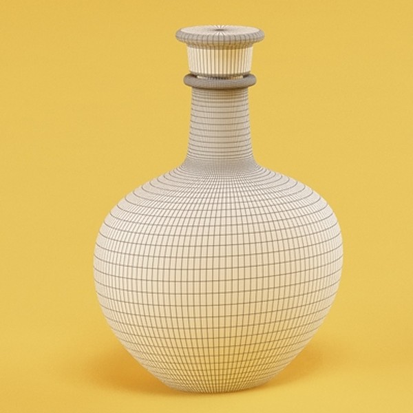 3d alcohol bottles details - HQ Details vol.01 Alcohol Bottles by hq_models_group