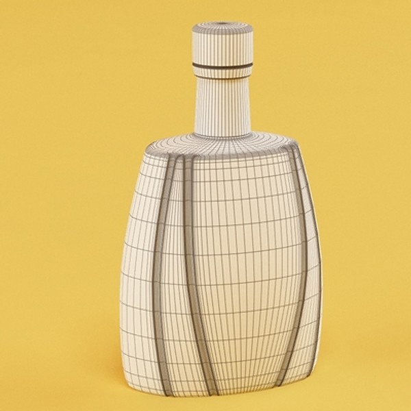 3d alcohol bottles details - HQ Details vol.01 Alcohol Bottles by hq_models_group