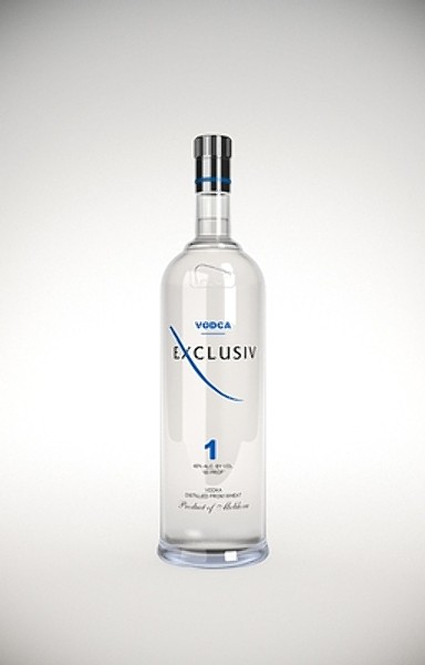 3d alcohol bottles details - HQ Details vol.01 Alcohol Bottles by hq_models_group