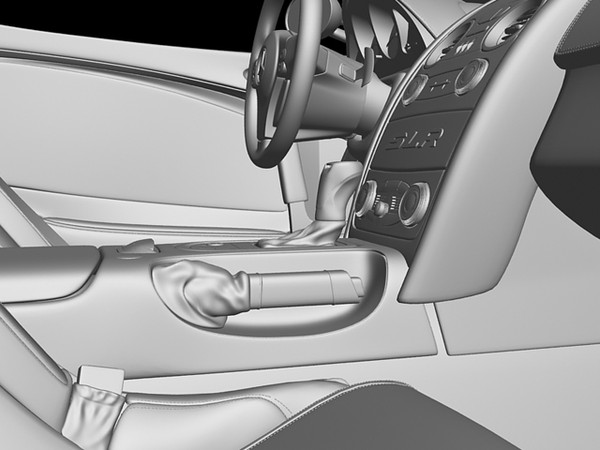 3d max mercedes slr mclaren roadster - Mercedes Benz SLR McLaren Roadster by Oricle