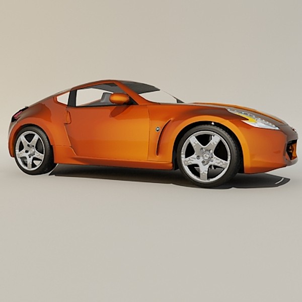 3d model 2010 nissan 370z z - Nissan 370z 2010 by 3d_addict