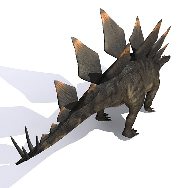 3d stegosaurus jurassic dinosaur model - Stegosaurus by 3depix