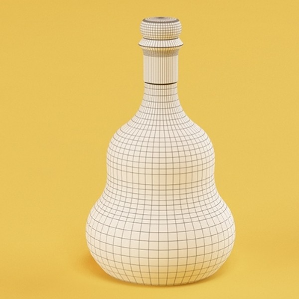 3d alcohol bottles details - HQ Details vol.01 Alcohol Bottles by hq_models_group
