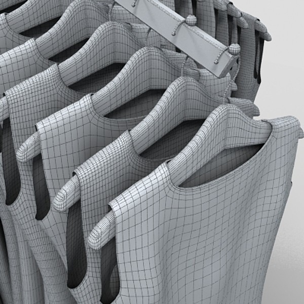 womens dresses 3d model - womens dresses 2 by monkeyodoom