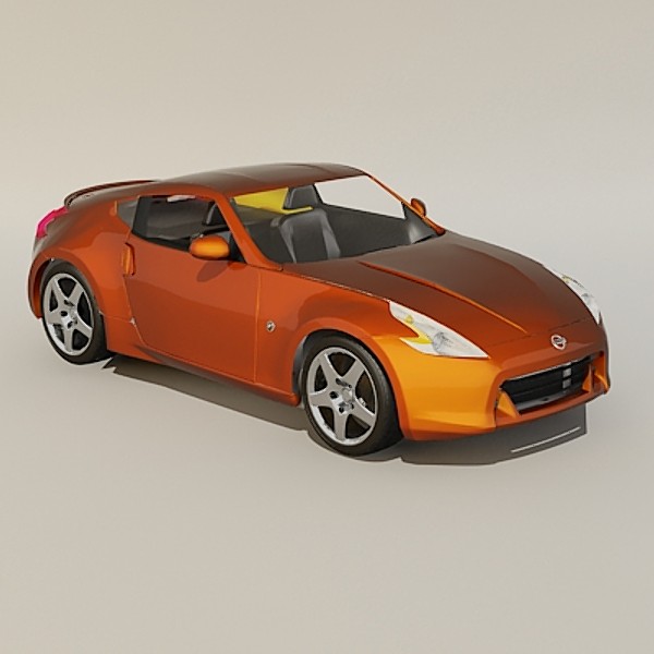 3d model 2010 nissan 370z z - Nissan 370z 2010 by 3d_addict