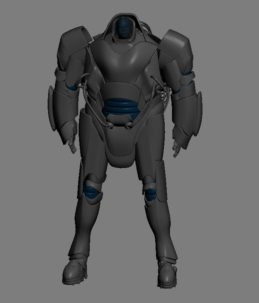 3d marine model - Marine by dentonvanzan