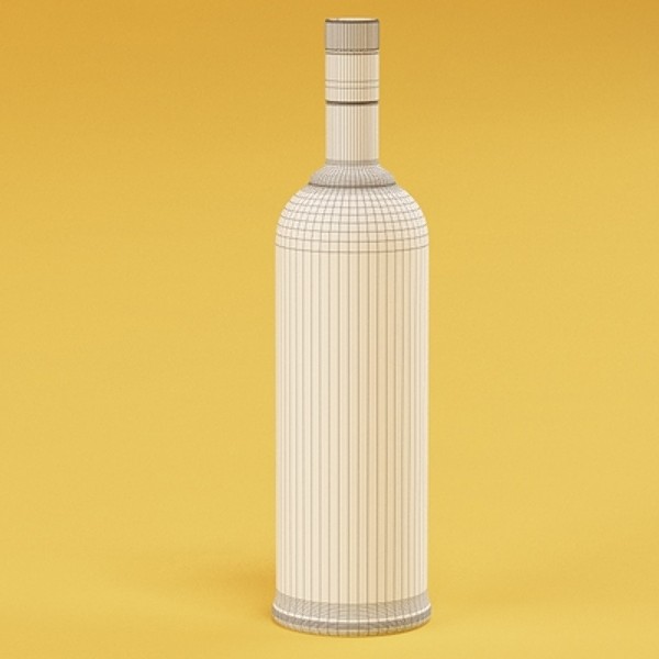 3d alcohol bottles details - HQ Details vol.01 Alcohol Bottles by hq_models_group